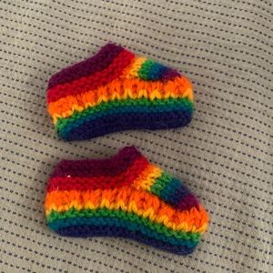 Rainbow Booties